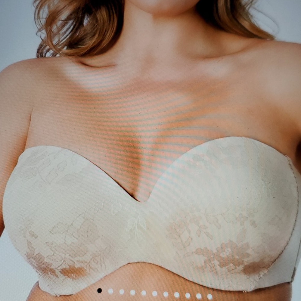 NEW CurvyCouture D1211 Multi-Way Push Up Bra 38C